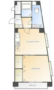 リッシェル幡ヶ谷【5階】の間取り