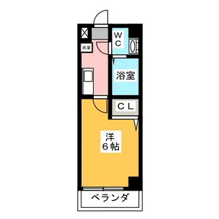 明神町ウィンズ【2階】の間取り