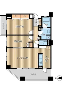 ドゥーエ芦花公園【3階】の間取り
