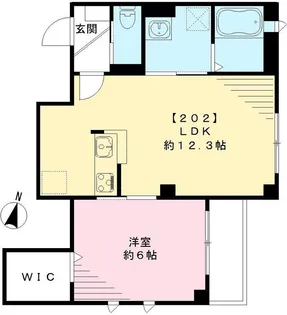 東京都渋谷区笹塚1【マンション】の間取り