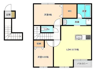 LUCASAII【2階】の間取り