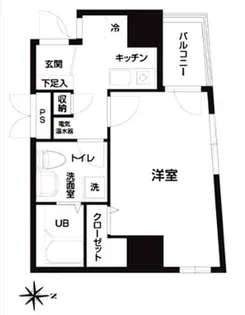 クローバーステイ秋葉原【7階】の間取り