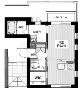 ヴィラハイブリッジ【3階】の間取り