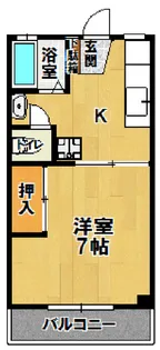 ダイカツマンション【2階】の間取り