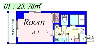 メゾンドプチシャン【6階】の間取り