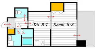 Grand E’terna岡山II【9階】の間取り