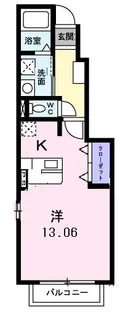 ホクエイパーク【1階】の間取り