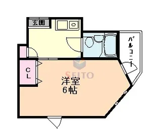 アルビオン【2階】の間取り