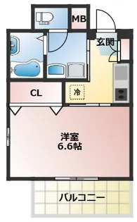 大阪府大阪市東淀川区東中島1【マンション】の間取り
