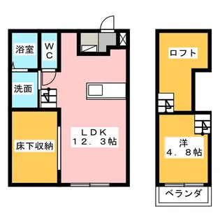 トーマスV【2階】の間取り