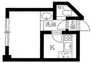 パペーテ桜橋【2階】の間取り