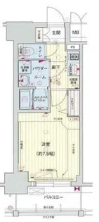 プレサンス桜通ザ・タイムズ【10階】の間取り