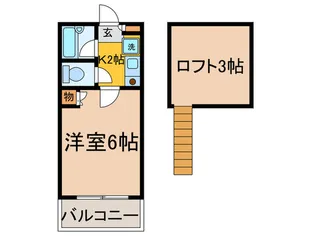 プレシャスハイツ武蔵中原B【1階】の間取り