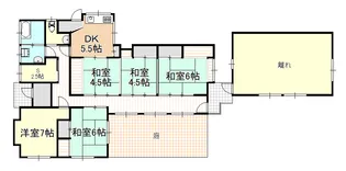 岡山県玉野市向日比1【一戸建】の間取り