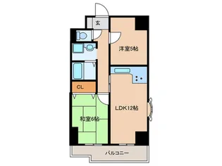 メゾンドシュクレ【4階】の間取り