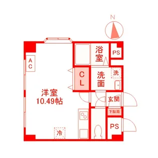 ライフピアモア元町【2階】の間取り