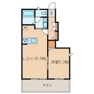 ソレイユ船橋本町【1階】の間取り