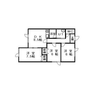 ロードハイツ10【2階】の間取り