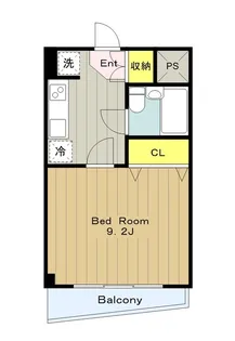 ティーズガーデン稲城【4階】の間取り