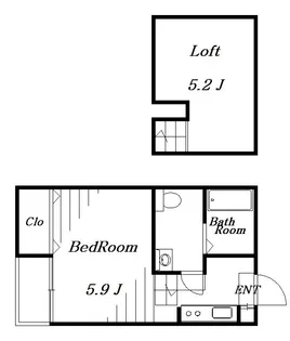 エトワール幕張【1階】の間取り