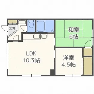 恵マンション【2階】の間取り