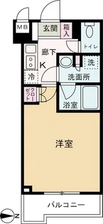 ルーブル武蔵中原伍番館【3階】の間取り