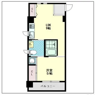 ネクストステージ都島【8階】の間取り