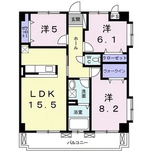 ドリームブライト 21【2階】の間取り