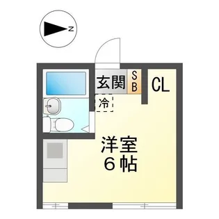 太平コーポ庄野【2階】の間取り