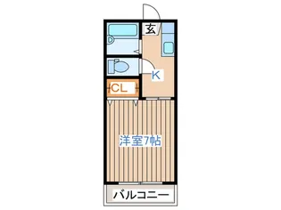 S.クレア原町【2階】の間取り