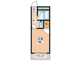 アスコットレジデンス【4階】の間取り