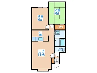 グランデュール西宮の沢【1階】の間取り