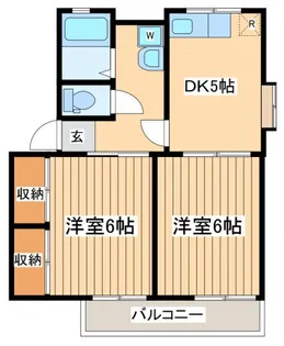 シティハイムハイムセゾン【2階】の間取り