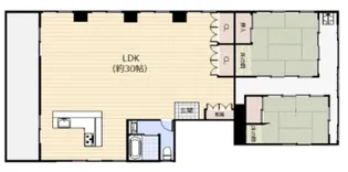 樫山ビル若葉荘【3階】の間取り