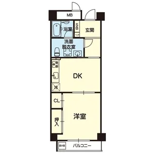 フレール上林【5階】の間取り