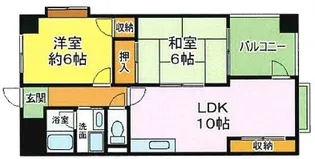 ドミール和泉府中【3階】の間取り