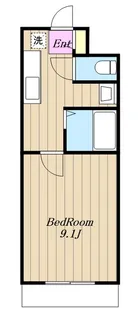 レジデンス本厚木【2階】の間取り