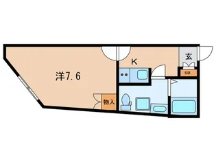 ラシクラス王子【3階】の間取り