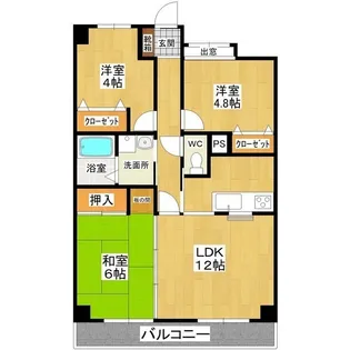 ロータスハウス【6階】の間取り