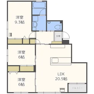 グランディア【2階】の間取り