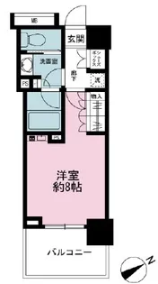 ザ・パークハウスアーバンス東五反田【7階】の間取り