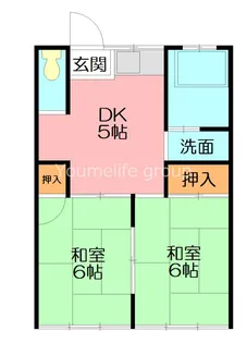瀧本荘【2階】の間取り