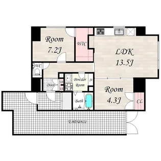 Hale Kaila(ハレカイラ)【1階】の間取り