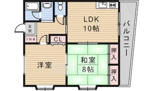 ひかりハイツ【2階】の間取り