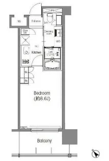 BPRレジデンス三田伊皿子坂【7階】の間取り