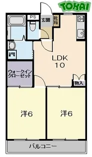 レジデンス善【2階】の間取り