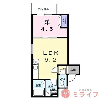 グランレガート【2階】の間取り