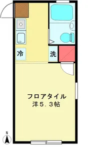 ハイムエントピアII【1階】の間取り