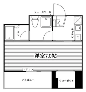 グローリア玉川学園【2階】の間取り
