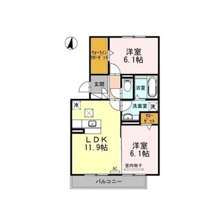 レジェンド【1階】の間取り